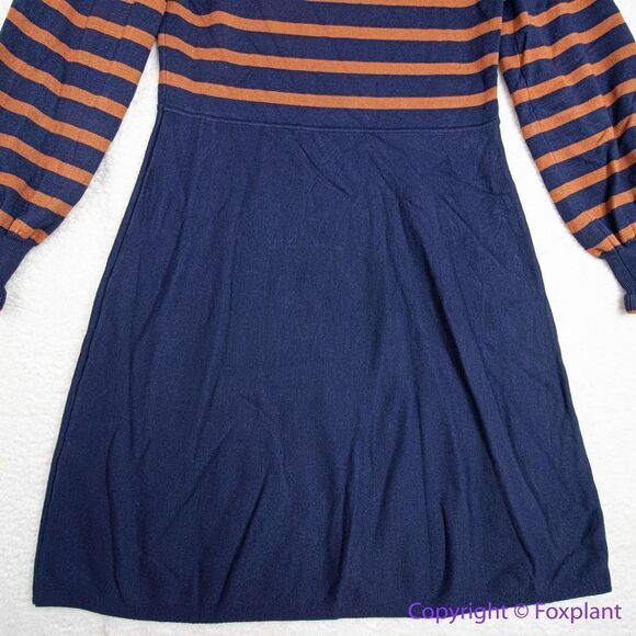 Eliza J Women's Stripped High Neck Knit Dress, plus size 2X - Picture 11 of 15